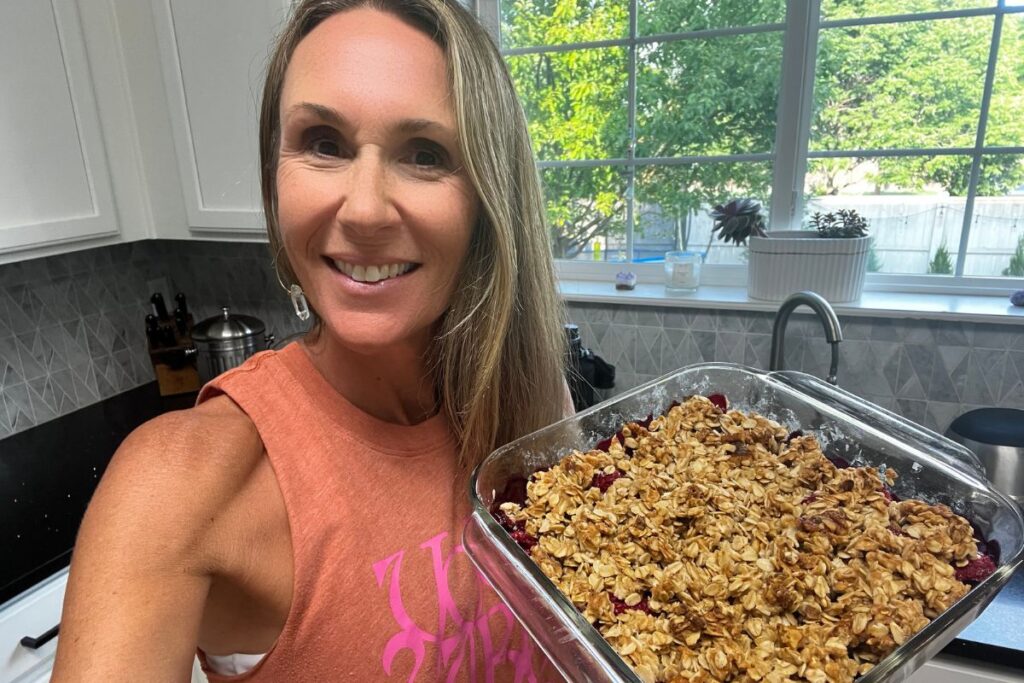 Warm, tart, and just sweet enough — this mixed berry crumble is the ultimate crowd-pleaser (especially with a scoop of dairy-free ice cream!).